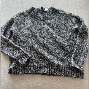 Gray heathered sweater